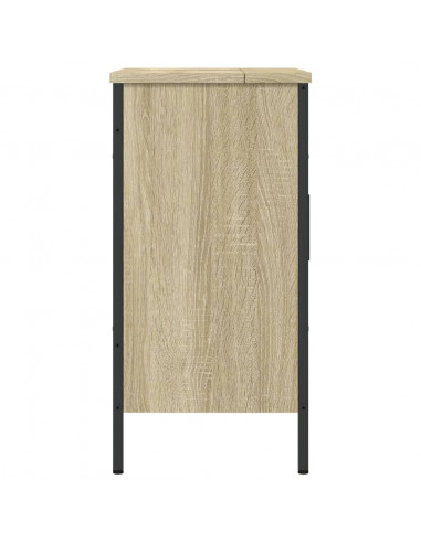 Mobile Lavabo Bagno Rovere Sonoma 60x30x60 cm Legno Multistrato