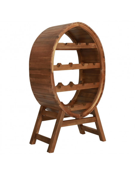 Portavini da 13 Bottiglie in Legno Massello d'Acacia