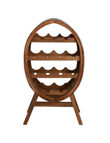 Portavini da 13 Bottiglie in Legno Massello d'Acacia