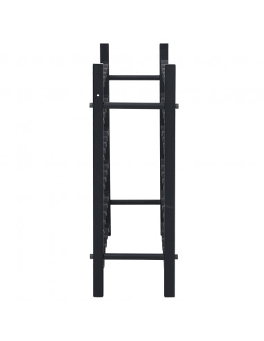 Portavini da 36 Bottiglie Nero in Ferro