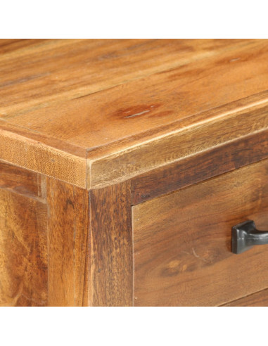 Mobiletto Portavini 40x30x80 cm in Legno Massello di Acacia