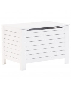 Contenitore con Coperchio RANA Bianco 100x49x54cm Massello Pino 2