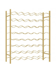 Portabottiglie per 48 Bottiglie Metallo Oro 2