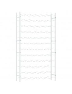 Portabottiglie per 72 Bottiglie Metallo Bianco 2