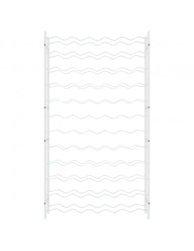 Portabottiglie per 72 Bottiglie Metallo Bianco