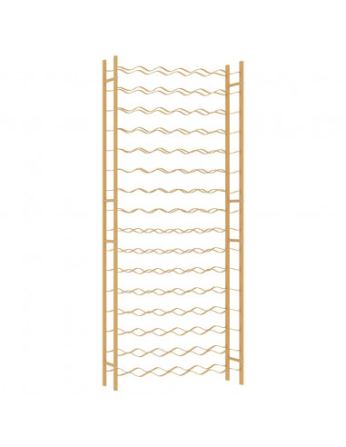 Portabottiglie per 96 Bottiglie Metallo Oro