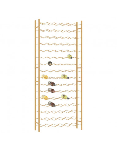Portabottiglie per 96 Bottiglie Metallo Oro