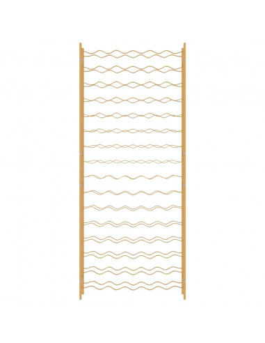 Portabottiglie per 96 Bottiglie Metallo Oro