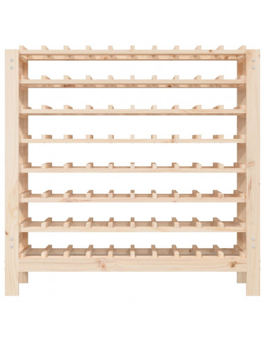 Portavini 109,5x30x107,5 cm in Legno Massello di Pino