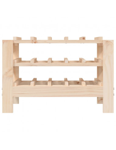 Portavini 61,5x30x42 cm in Legno Massello di Pino