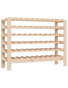 Portavini 109,5x30x82 cm in Legno Massello di Pino 2