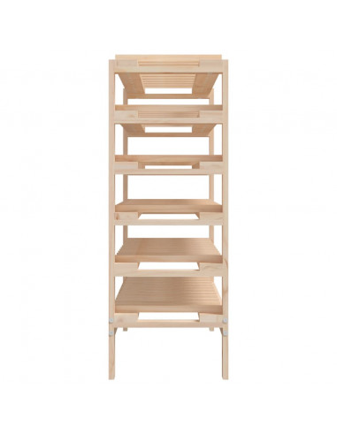 Portavini 109,5x30x82 cm in Legno Massello di Pino