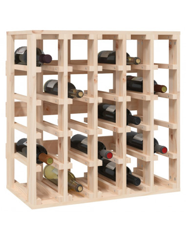 Portavini 58,5x33x60,5 cm in Legno Massello di Pino