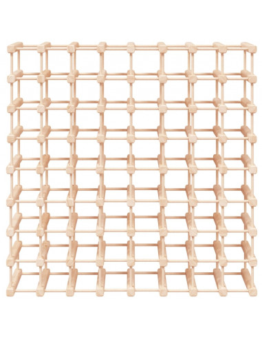 Portabottiglie Vino 72 Bottiglie 90,5x23x90,5 cm Massello Pino