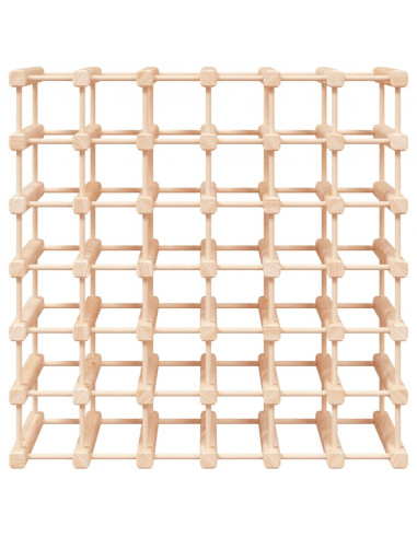 Portabottiglie Vino 42 Bottiglie 68,5x23x68,5 cm Massello Pino