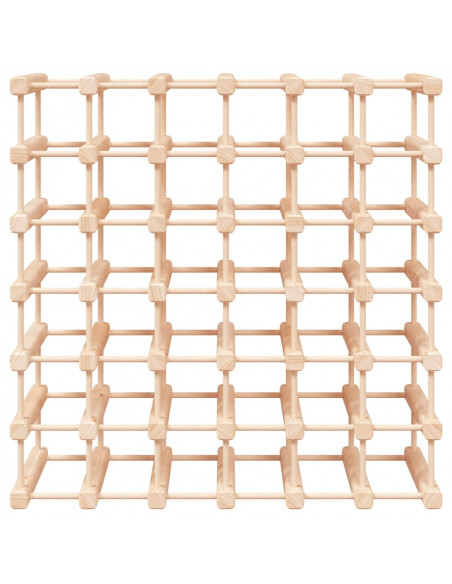 Portabottiglie Vino 42 Bottiglie 68,5x23x68,5 cm Massello Pino