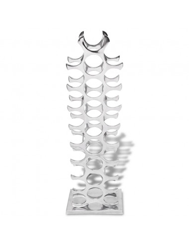 Portavini in Alluminio Argento 27 Bottiglie