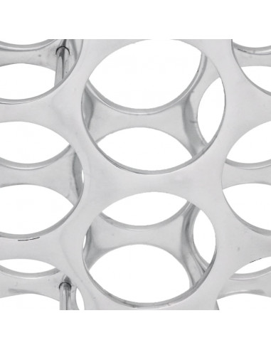 Portavini in Alluminio Argento 27 Bottiglie