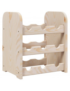 Portavini 33x25x37 cm in Legno Massello di Pino 2