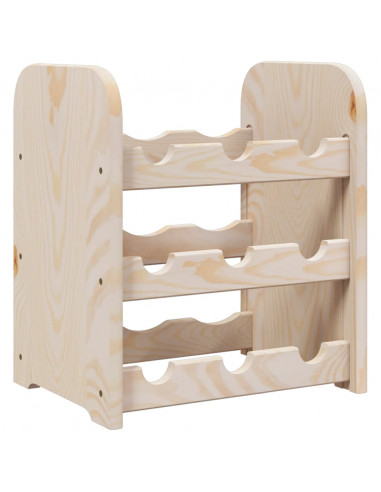 Portavini 33x25x37 cm in Legno Massello di Pino