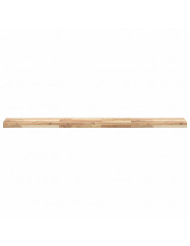 Mensole da Parete 2 pz 120x20x4 cm Legno Acacia Non Trattato