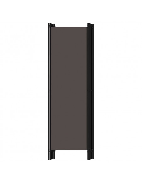 Paravento a 5 Pannelli Antracite 250x180 cm