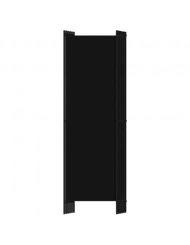 Paravento a 6 Pannelli Nero 300x180 cm