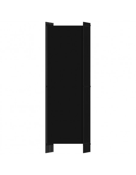 Paravento a 6 Pannelli Nero 300x180 cm