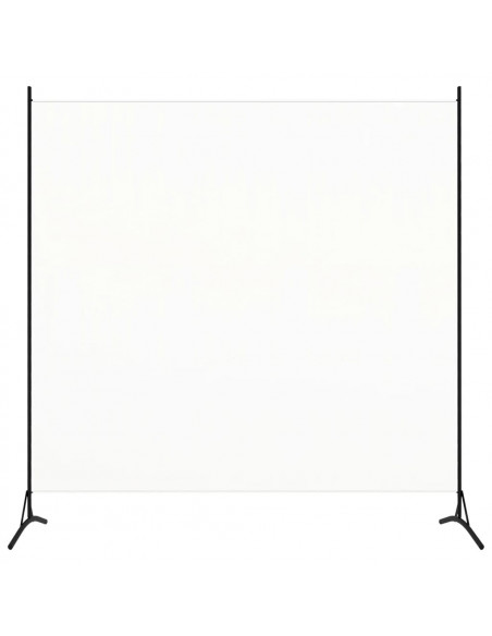 Paravento Bianco 175x180 cm in Tessuto