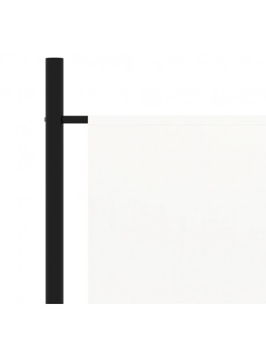 Paravento Bianco 175x180 cm in Tessuto