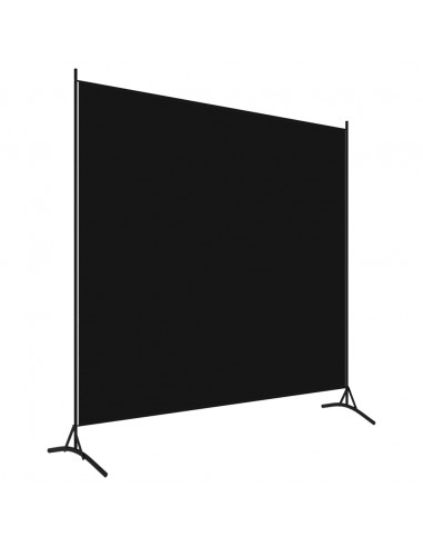 Paravento a 1 Pannello Nero 175x180 cm