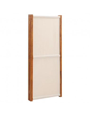 Divisorio a 4 Pannelli Bianco Crema 280x180 cm