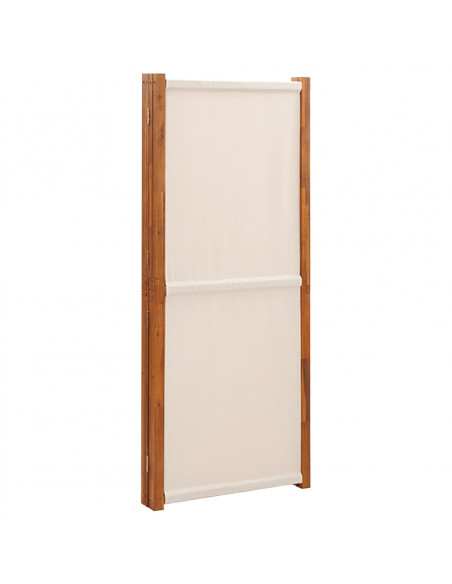 Divisorio a 4 Pannelli Bianco Crema 280x180 cm