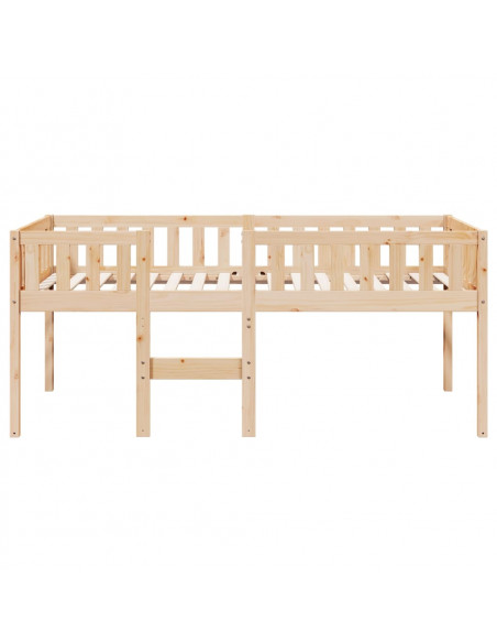 Letto per Bambini senza Materasso 80x200 cm Legno Massello Pino