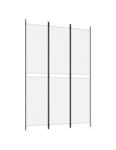 Divisorio a 3 Pannelli bianco 150x220 cm in Tessuto 2