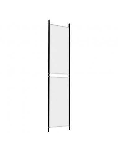 Divisorio a 3 Pannelli bianco 150x220 cm in Tessuto