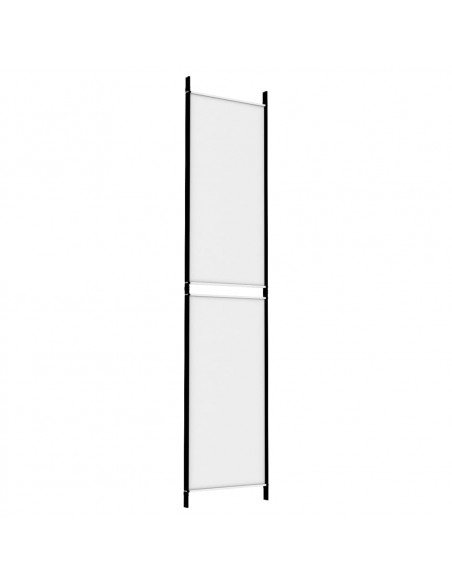 Divisorio a 3 Pannelli bianco 150x220 cm in Tessuto