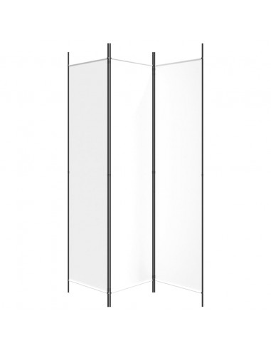 Divisorio a 3 Pannelli bianco 150x200 cm in Tessuto