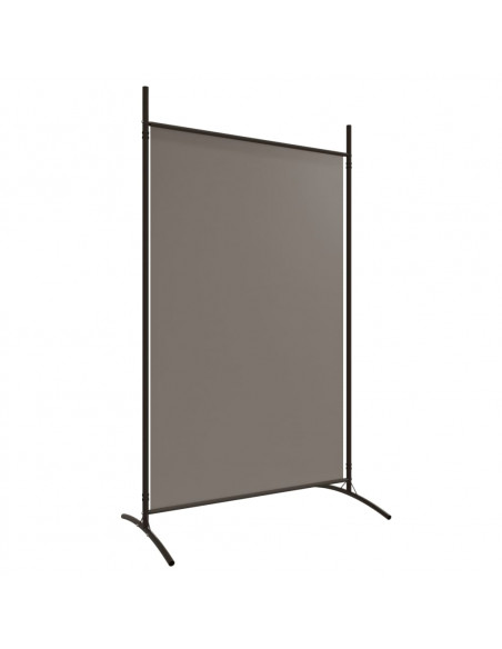 Divisorio a 5 Pannelli Antracite 433x180 cm Tessuto