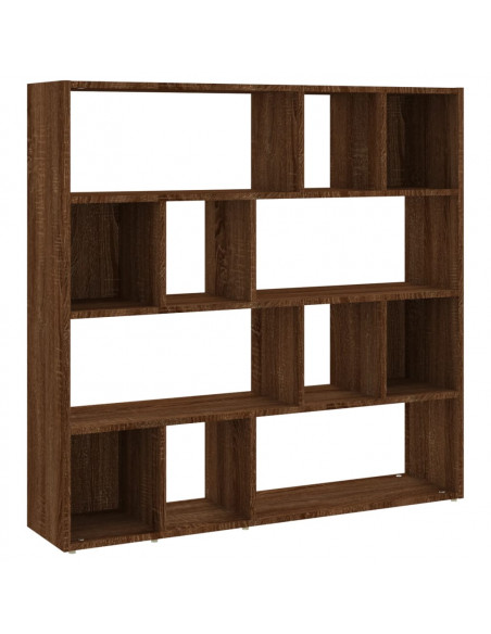 Libreria/Divisorio Rovere Marrone 105x24x102 cm