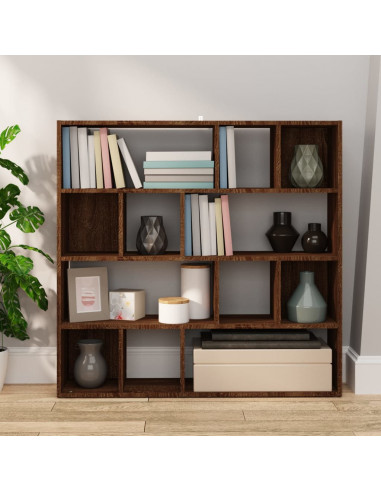 Libreria/Divisorio Rovere Marrone 105x24x102 cm