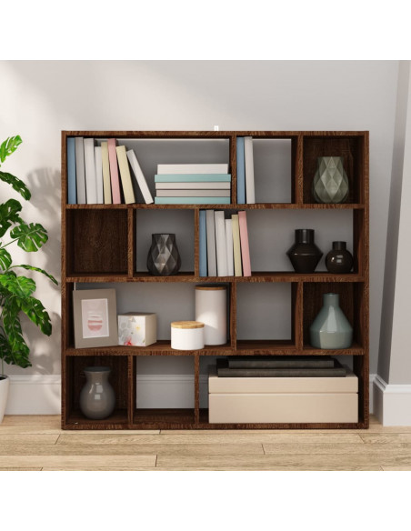 Libreria/Divisorio Rovere Marrone 105x24x102 cm