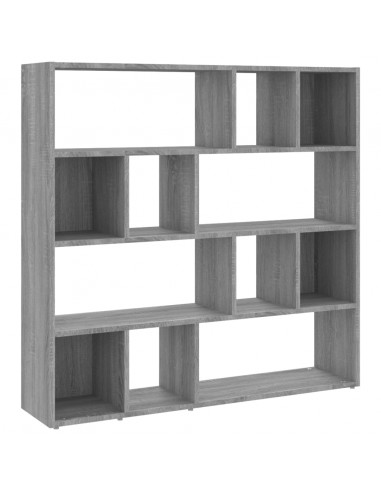 Libreria/Divisorio Grigio Sonoma 105x24x102 cm
