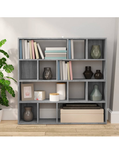 Libreria/Divisorio Grigio Sonoma 105x24x102 cm