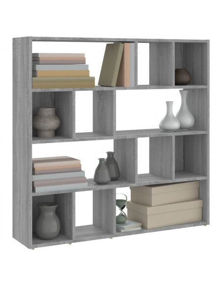 Libreria/Divisorio Grigio Sonoma 105x24x102 cm
