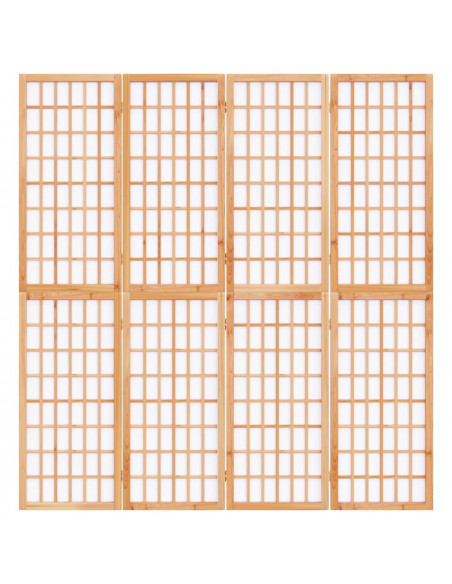 Divisorio Pieghevole 4 Pannelli Stile Giapponese 160x170 cm