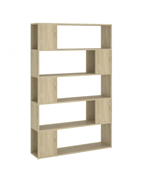 Libreria/Divisorio Rovere Sonoma 100x24x155 cm in Truciolato