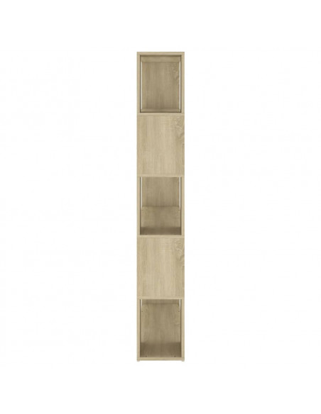 Libreria/Divisorio Rovere Sonoma 100x24x155 cm in Truciolato
