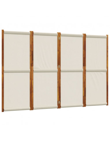 Divisorio a 4 Pannelli Grigio Chiaro 280x180 cm