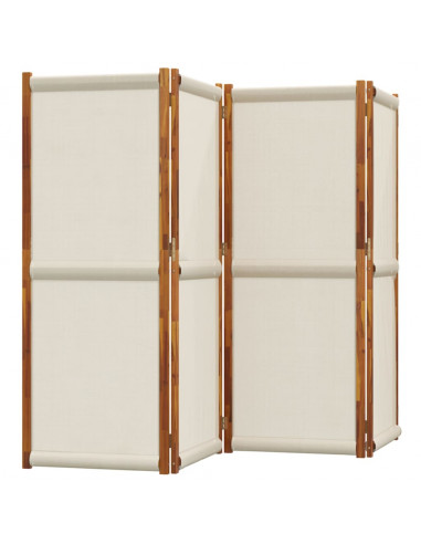 Divisorio a 4 Pannelli Grigio Chiaro 280x180 cm